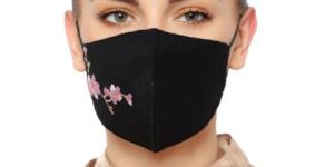 Ladies Black Face Mask