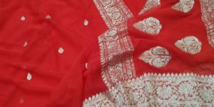 Pure Chiffon Dyeable Saree