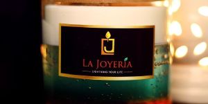 Double Wax Unscented Decorative Jar Candle