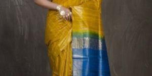 Pure Tussar Ghicha Zari Silk Sivori Dye Sarees