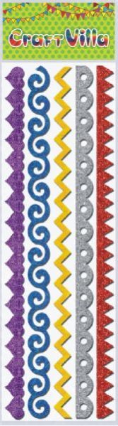 Glister Border Glitter Stickers