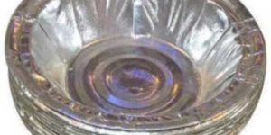 Silver Laminated Paper Bowl