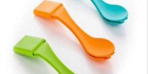 Plastic 2 in 1 Spoon