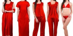 Ladies Satin Nightwear Set