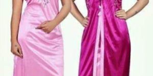 Satin Nighty and Robe Set