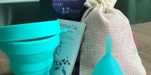 Eco Friendly Reusable Gas Rubber Menstrual Cups