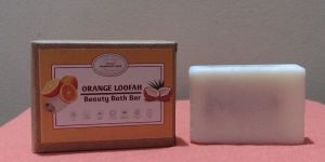 Orange Loofah Beauty Bath