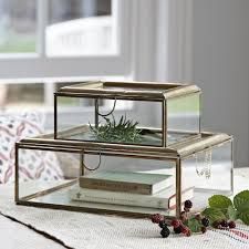Glass Boxes with Metal Borders