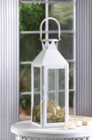 STEEL DECORATIVE TABLE LANTERN