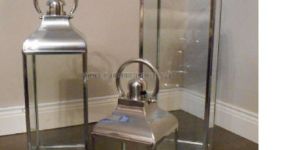STEEL LANTERNS SET OF 3