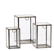 Tall Glass Storage Box