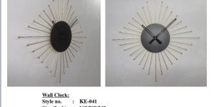 Wire Decorative Wall Hanging Clock