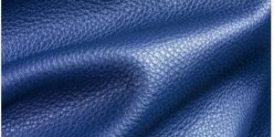 Blue Finished Leather