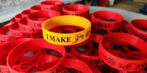RUBBER SILICON WRISTBANDS