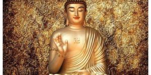 Royal Pattern PVC Kayra Decor Buddha Design 3D Wallpaper