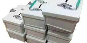 White Metal Cash Box