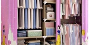 Wooden Kids Wardrobe