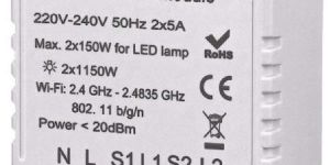 SmartiQo WiFi 2 Node Retrofit Switch Module