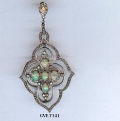 Opal Stone Earring