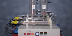 All Quartz Double Distiller with 3 level safety control 8-10 LPH