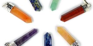 Seven Chakra Pencil Pendant Set