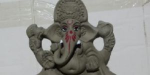 Clay Ganesha Statue