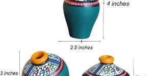 Set of 3 Terracotta Pot