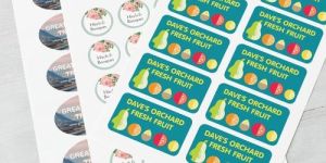 Printed Name Tag Sticker