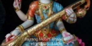 Marble Saraswati Statue