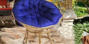 Adjustable Bamboo Cane Chair with Cushion