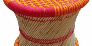 Single Cane Bar Bamboo Stool