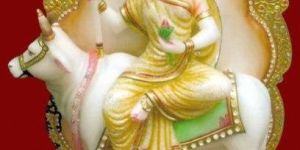 Marble Mata Shailputri Statue