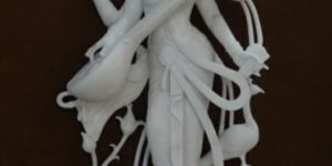 White Marble Saraswati Mata Statue