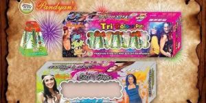 Tri Color Flower Pot Cracker