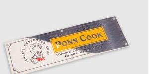 Stainless Steel Metal Label