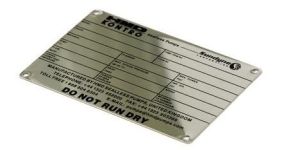 Stainless Steel Name Plate