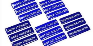 Water Purifier Label