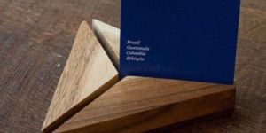 Wooden Card Holder