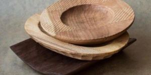 Wooden Round Coaster Set