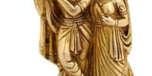 Brass Radha Krishna Statue