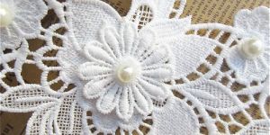 Embroidered Crochet Lace
