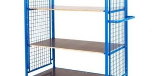 Foldable Wire Mesh Trolley