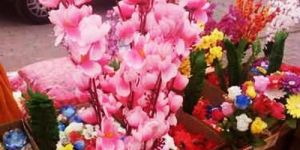 Artificial Handmade Flower Bush