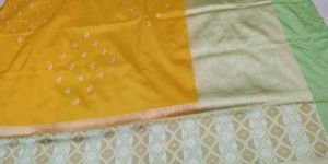Banarasi Pure Katan Silk Handloom Kadhiyal Saree