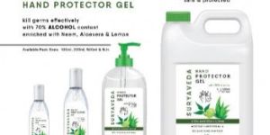 Suryaveda Hand Protector Gel with 70% Alcohol content
