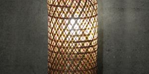 Bamboo Mat Table Lamp