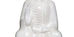 White Marble Buddha Statue