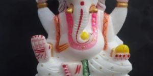 White Marble Ganesh Statue