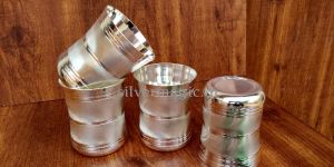 Silver Plated Glass Set