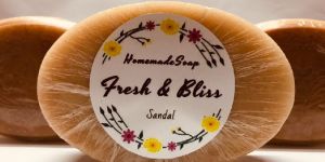 Homemade Goat Milk Sandal Soap